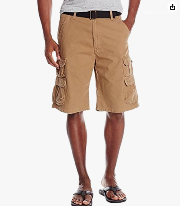 Wrangler Authentic’s Men’s Premium Twill Cargo Short