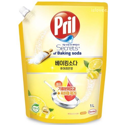 프릴 시크릿 오브 베이킹소다 주방세제 퓨어레몬향