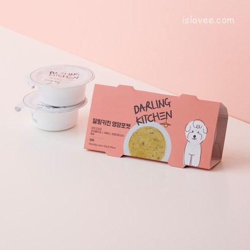 달링키친 강아지 영양포켓 습식사료는 피부/털 개선 기능을 가진 전연령 강아지 사료