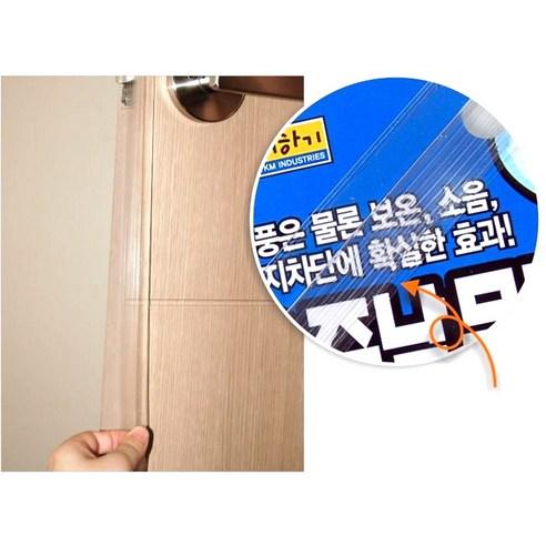 PTM 소재로 제작된 생활더하기 5중날 투명문풍지 1+1 세트