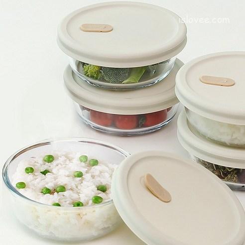 네오플램 냉동밥보관용기 밥용기 4P 360ml 전자렌지용기 4개
