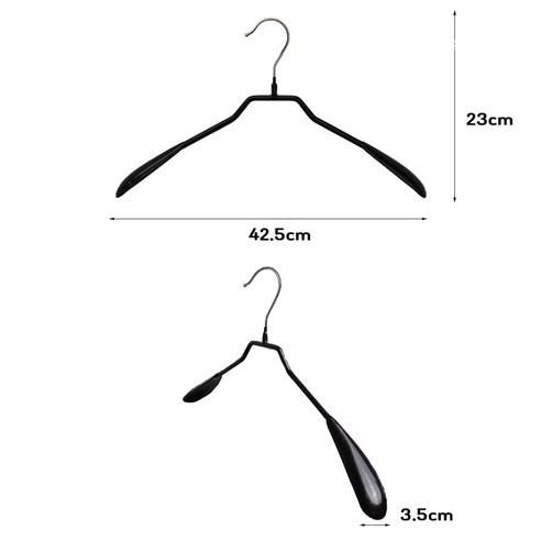 씨인크 남성용 논슬립 코팅 어깨뿔 방지 옷걸이